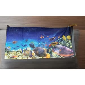 Hortsun 3 Pack Fluorescent Light Covers 4X2 OCEAN SCENE Magnetic Light Cover